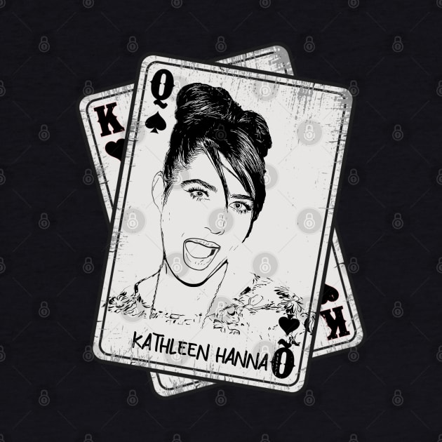 Retro Kathleen Hanna Style Card by Slepet Anis